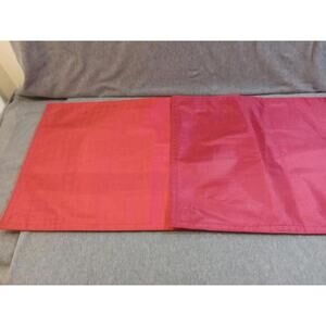 Table Placemats Blood Red 19" x 13" Cottagecore Reversible Home Decor Set Of 2